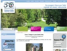Tablet Screenshot of institution-sainte-odile.org